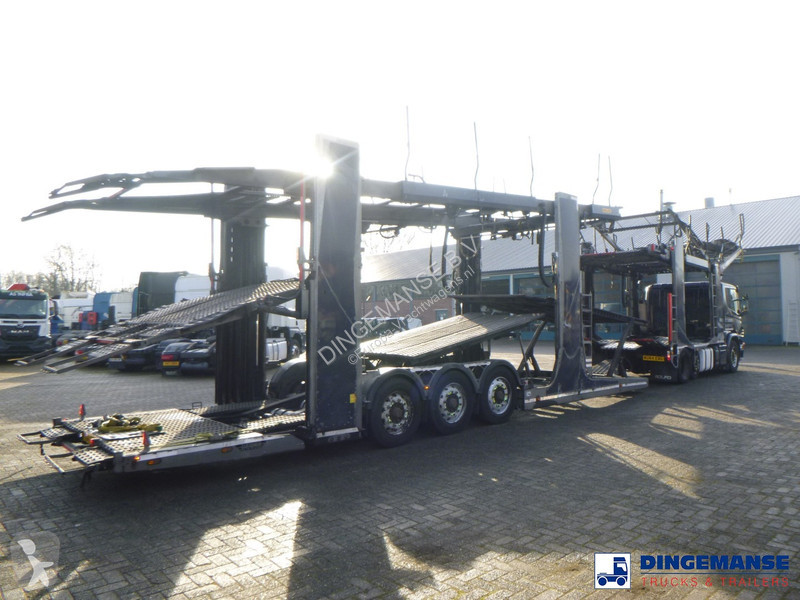 Camion Scania 410 6x2 RHD Rolfo car transporter