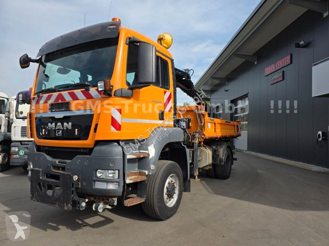 Camion MAN TGS / 4X4 ALLRAD / Kipper + Kran