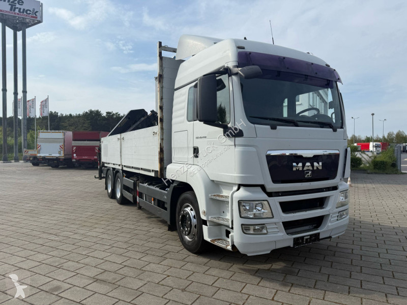 Lastbil MAN TG-S 26.440 6x4 Pritsche Heckkran...
