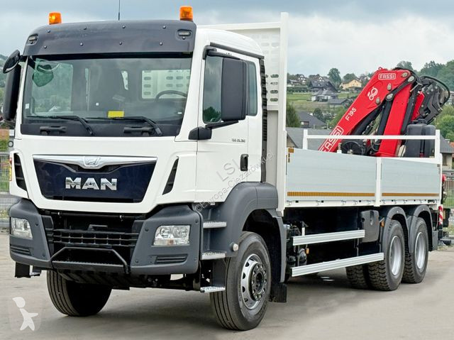 Lastbil MAN TGS * FASSI F195A.2.24 / FUNK * 6x4...