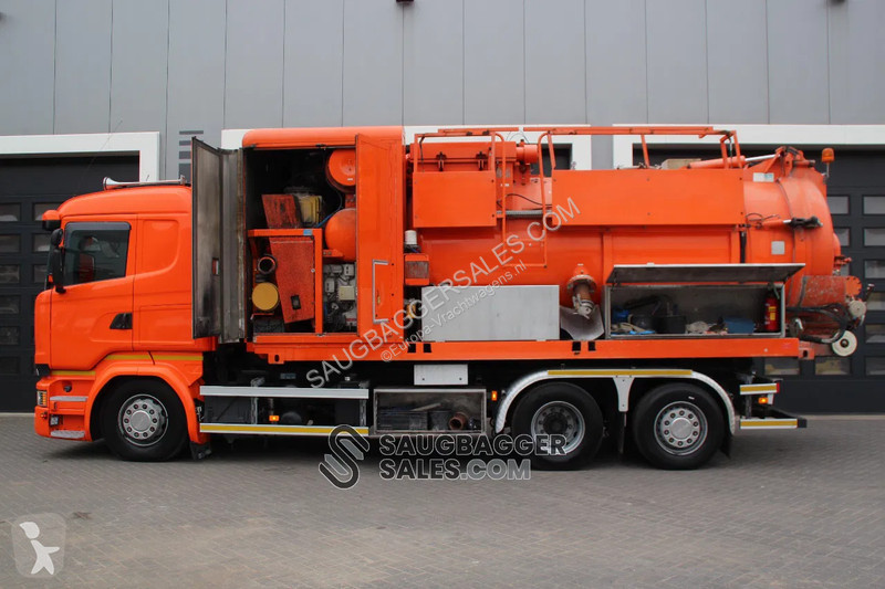 Camion Scania R520 V8 KOKS MegaVac oader 8000...