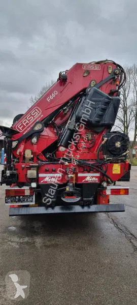 Lastbil Mercedes 8X8 FASSI 660 EINZELBER SEILWINDE
