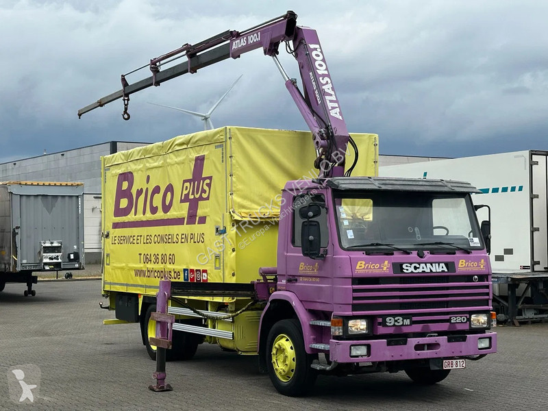 Camion Scania M 220 4x2 Atlas 100.1 Crane /...