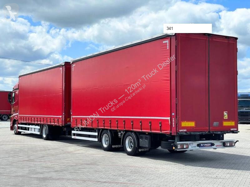 Lastbil med släp Mercedes ACTROS / ZESTAW...