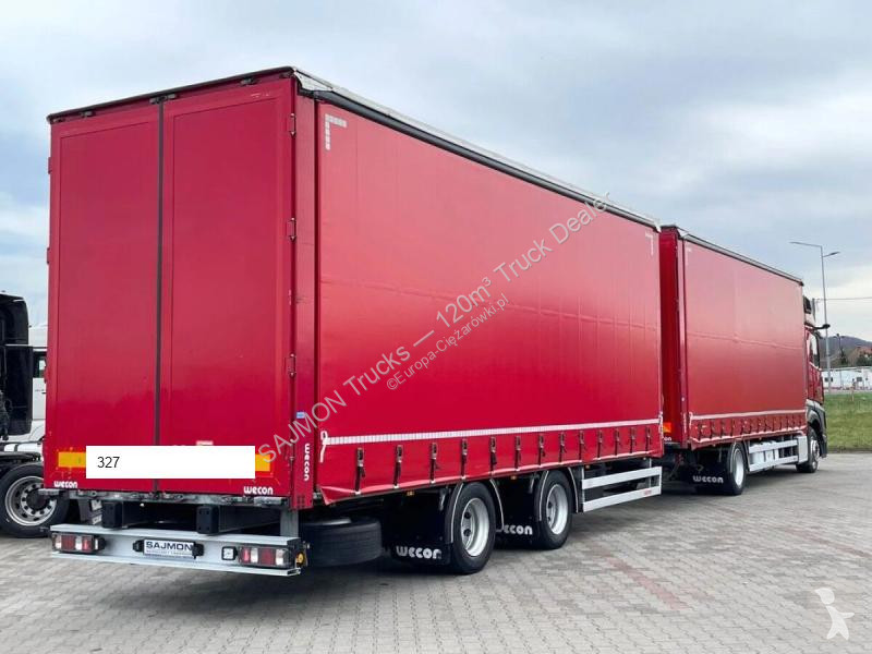 Lastbil med släp Mercedes ACTROS / ZESTAW...