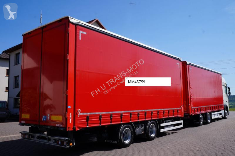 Camion remorque DAF XF 480 EURO 6 ZESTAW TANDEM...