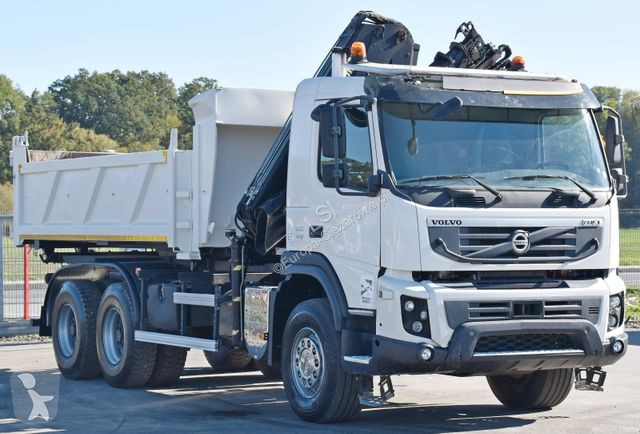 Camion Volvo FMX Kipper 5,20m*HIAB 122 D-4...