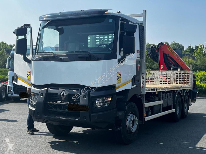 Kamion Renault 6X4 POLYBENNE GRUE C-Series