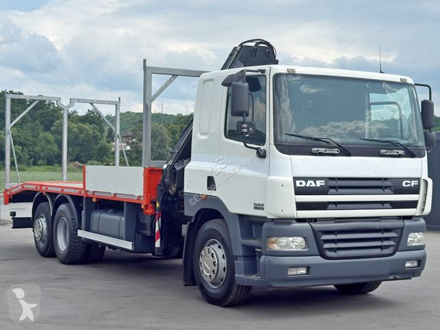 Lastbil DAF 85380*ABSCHLEPPWAGEN 7,20m+ HIAB...