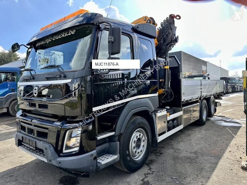 Camion Volvo FMX 370 6x2 PRITSCHE 6M35 + KRAN...