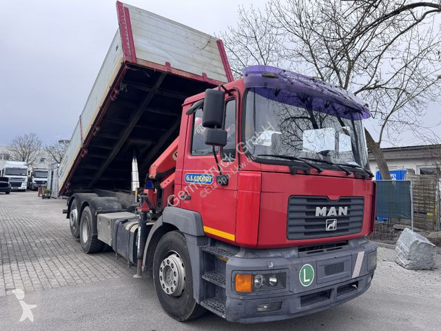 Camion MAN F2000 Kipper mit Palfinger PK 11001 B
