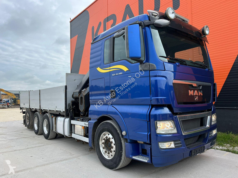 Kamion MAN 35.480 8x4*4 HIAB 288E-7 / PLATFORM...