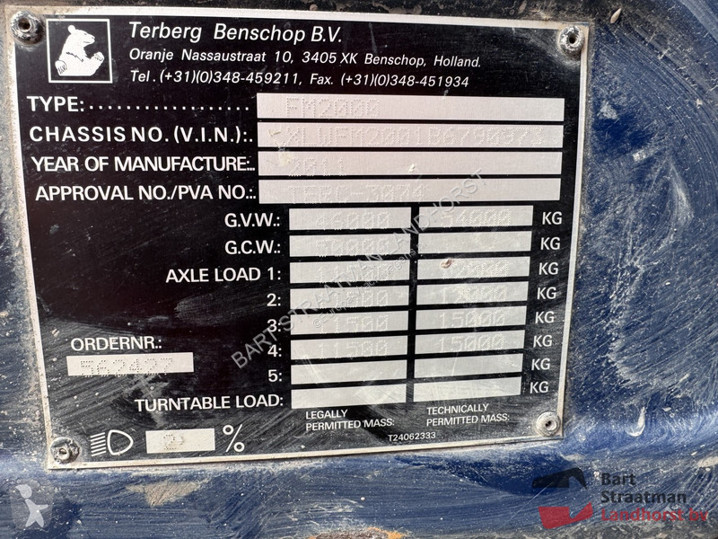 Camion Terberg FM2000-T 8x8 Euro 5 met kipper...
