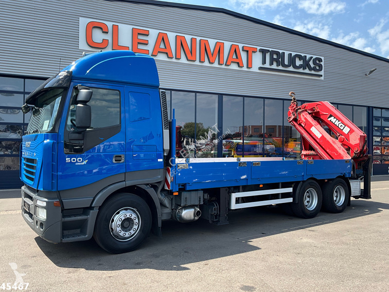 Camion Iveco 500 6x4 MKG 54 Tonmeter laadkraan