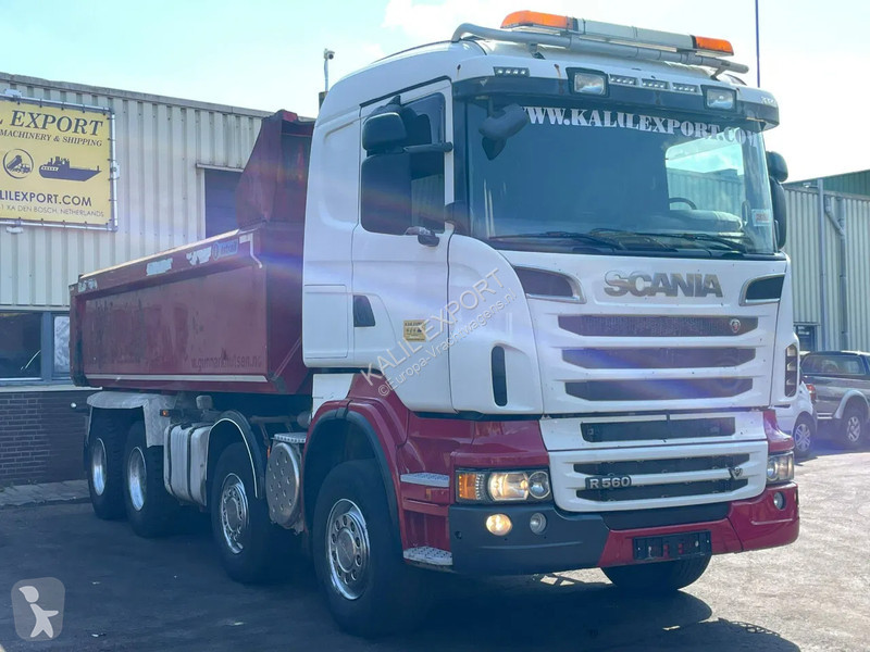 Camion Scania R560 V8 Kipper 8x4 Manual earbox...