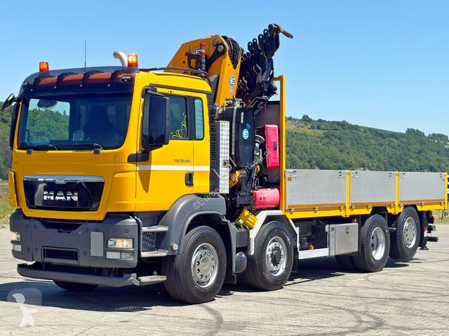 Camion MAN 35.480 * EFFER 395/6S + FUNK / 8x4