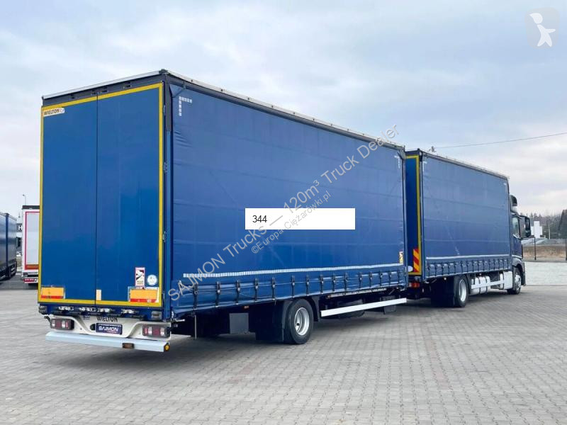 Lastbil med släp Mercedes ACTROS 1830 / ZESTAW...