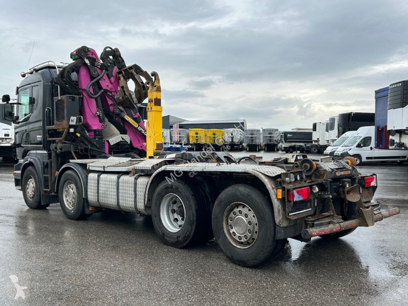 Camion Scania R560 8x2, Schrottkran, E5,...