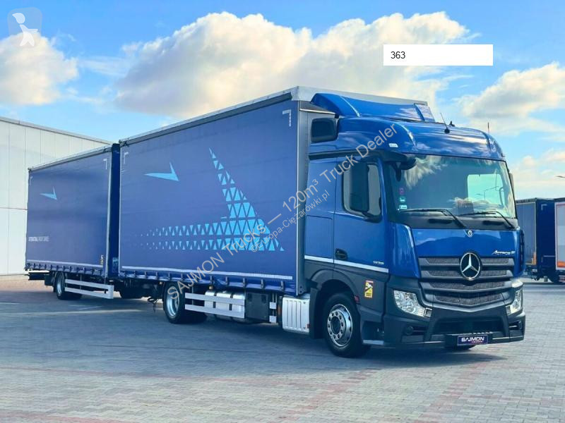شاحنة مقطورة Mercedes ACTROS F / ZESTAW TANDEM...