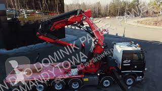 Kamion Volvo 10x4 FASSI F1950 FLY JIB WINCH 46m...