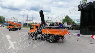 Camion Mercedes 1841 AK 4x4 Hiab 288E-7 Crane...