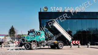 Camion Mercedes 1833 4x4 Kipper Camper Chassis