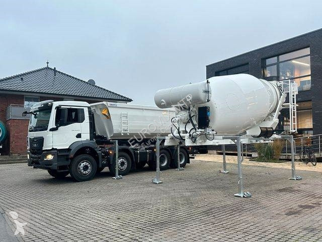 Lastbil MAN TGS 8x4 WECHSELSYSTEM KIPPER+MISCHER
