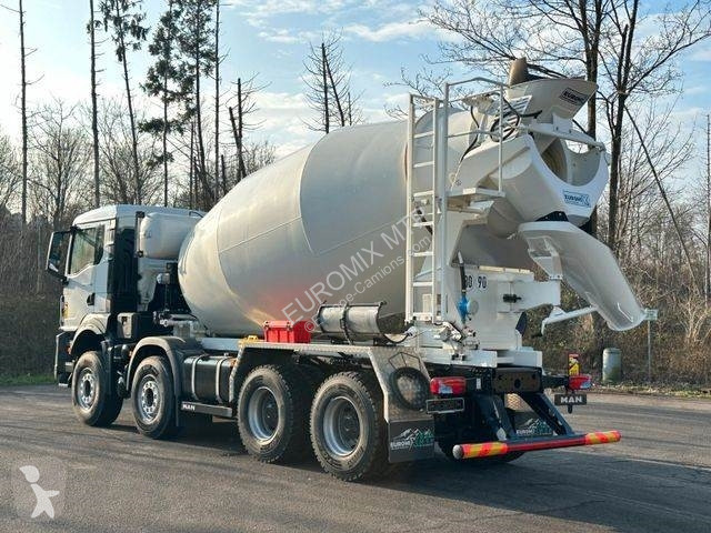 Lastbil MAN TGS 37.480 8x4 EuromixMTP EM 10 L