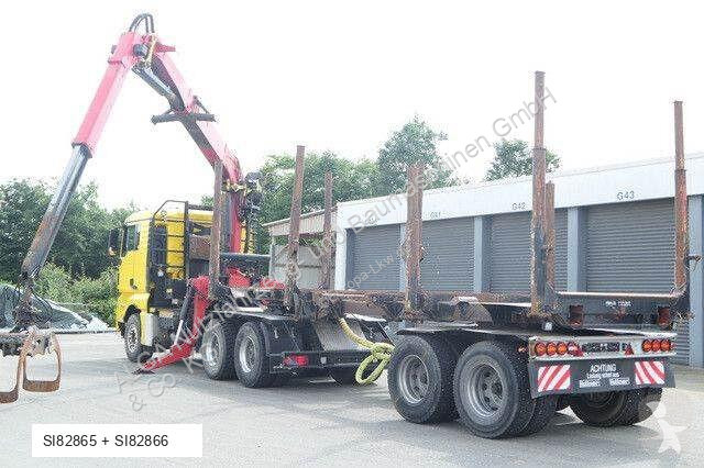 Lastbil MAN 26.540 TGX 6x4, Kombizug, Huttner...