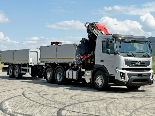 Lastbil med släp Volvo FMX 420* FASSI F275.2.25...
