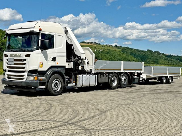 Camion remorque Scania R440 * HIAB 422 E-6 HIRO...