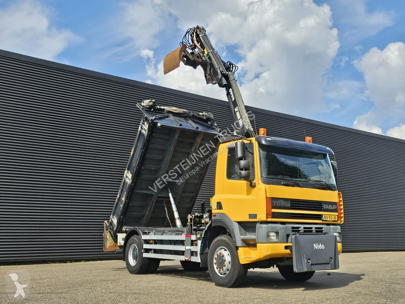 Kamion DAF 75250 4X4 / HIAB CRANE + TIPPER /...