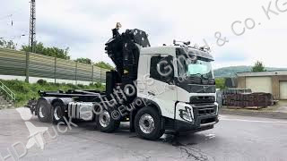 Camion Volvo FMX 500 8x4 Abrollkipper + Kran...