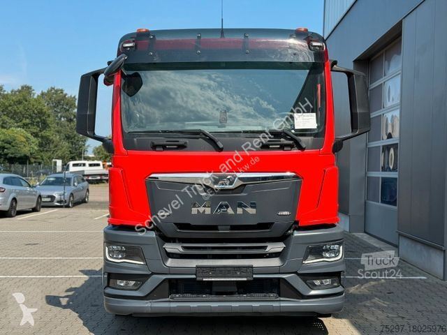 Lastbil MAN TGS 26.430 Baustoffpritsche Fassi...