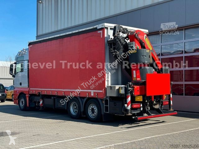 Camion MAN TGX 26.510 Pritsche/Plane PALFINGER...