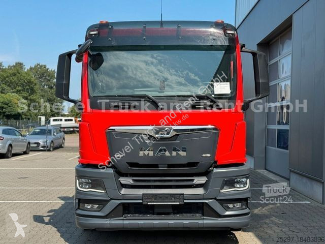 Lastbil MAN TGS 26.430 Baustoffpritsche Fassi...