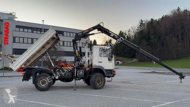 Lastbil MAN 10.224 3 Sk Kran 4X4 HIAB 099...