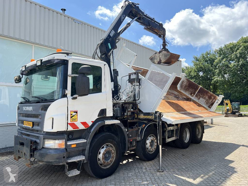 Camion Scania 400 8X4 KIER 2010 + HIAB Crane...