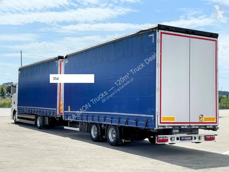 Lastbil med släp MAN TGX 18420 / PRZEJAZDOWY /...