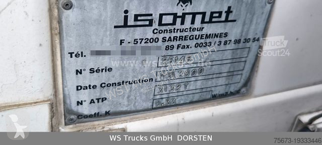 Kamion MAN 18.340 Isomet Rohrbahn ( ohne...
