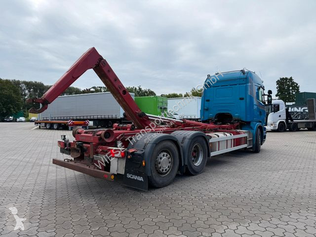 Kamion Scania 440 Abrollkipper/Hakenlift