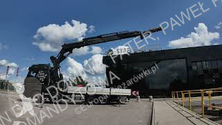 Kamion Mercedes AROCS 3251 8x4 HMF 8520 Fly Jib...