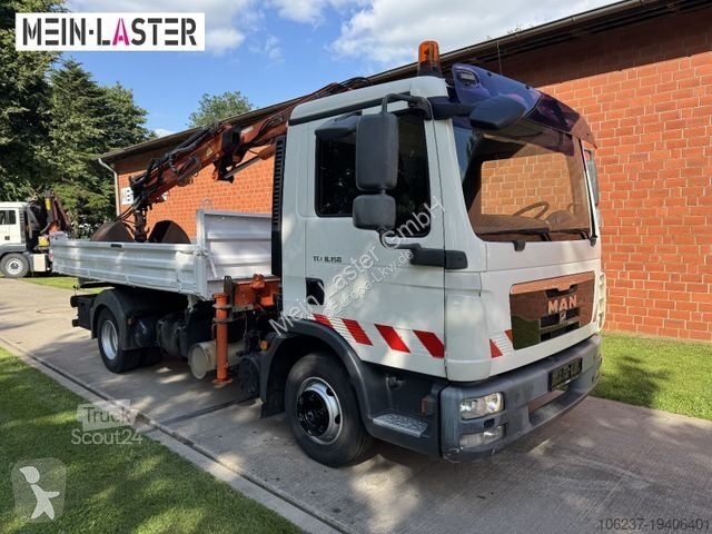 Camion MAN TGL 3 S-Kipper Atlas 75 10m -1t....
