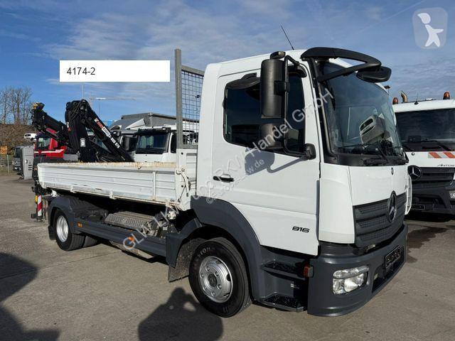 Kamion Mercedes ATEGO 816 Kipper 2-Seiten*KRAN...