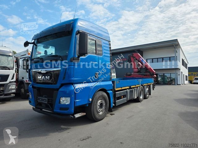 Vrachtwagen MAN TGX / 18m HMF 2120 Kran / 100%...