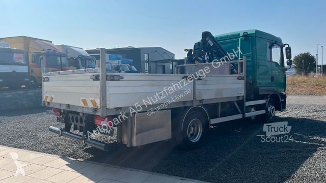 Lastbil MAN TGL 8.180 4x2 Kran Hiab Tempomat