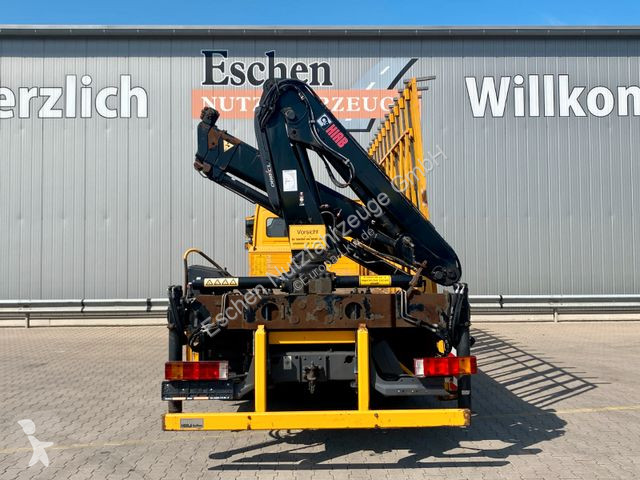 Lastbil Mercedes 1224 Glastransporter | HIAB...