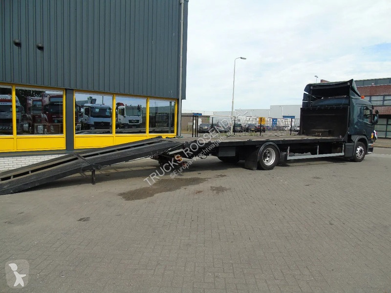 Kamion Scania 270 + manual + hydrolic ramps +...