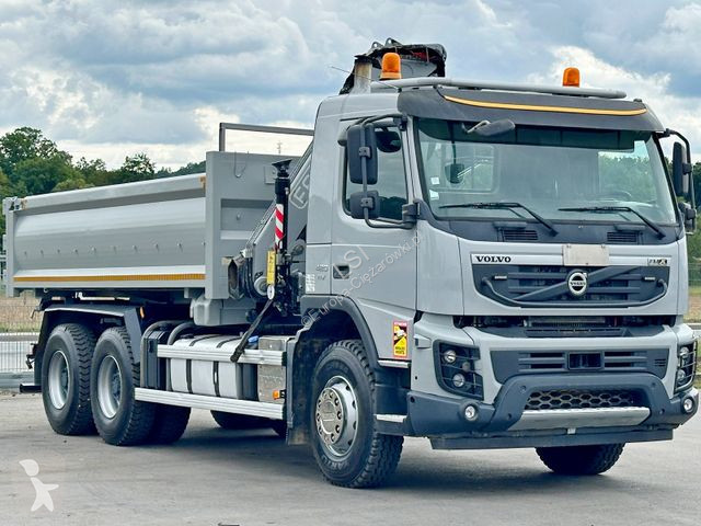 Camion Volvo FMX 420 Kipper 5,10m *FASSI...