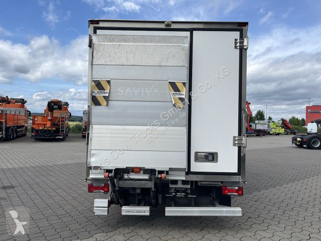 Camião Iveco 70C18 Kühlkoffer mit Ladebordwand...